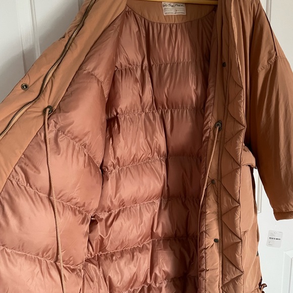 Free People Bronze Duvet Puffer Coat Jacket - NWT - Picture 5 of 6
